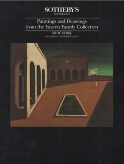 *Sotheby's (Catalog)
Paintings and Drawings from the Yaseen Family Collection
New York - Wednesday, November 6, 1991 *Sotheby's (Catalog) Paintings and Drawings from the Yaseen Family Collection New York - Wednesday, November 6, 1991