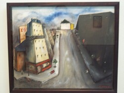 RUE DE LA SANTÉ. 1925.
Oil on Canvas, 19 3/4 x 24 1/8".
The Museum of Modern Art, New York.
Kay Sage Tanguy Bequest, 1963. RUE DE LA SANTÉ. 1925. Oil on Canvas, 19 3/4 x 24 1/8". The Museum of Modern Art, New York. Kay Sage Tanguy Bequest, 1963.