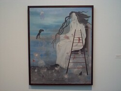 TITLE UNKNOWN (THE GIANTESS, THE LADDER). 1926.
(Sans titre (La Géante, L'Echelle)
Oil on Canvas, 39 3/8 x 31 7/8".
Private Collection. TITLE UNKNOWN (THE GIANTESS, THE LADDER). 1926. (Sans titre (La Géante, L'Echelle) Oil on Canvas, 39 3/8 x 31 7/8". Private Collection.