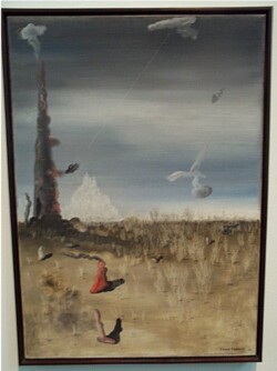 EXTINCTION OF USELESS LIGHTS. 1927.
(L'Extinction des lumières inutiles).
Oil on canvas, 36¼ x 25¾".
The Museum of Modern Art, New York, 1936. EXTINCTION OF USELESS LIGHTS. 1927. (L'Extinction des lumières inutiles). Oil on canvas, 36¼ x 25¾". The Museum of Modern Art, New York, 1936.