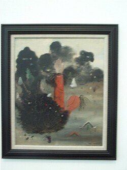 THE HAND IN THE CLOUDS. 1927.
(La Main dans les nuages).
Oil on canvas, 25 5/8 x 21 1/4".
Staatsgalerie, Stuttgart, 2000. THE HAND IN THE CLOUDS. 1927. (La Main dans les nuages). Oil on canvas, 25 5/8 x 21 1/4". Staatsgalerie, Stuttgart, 2000.
