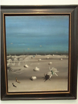 THE LOOK OF AMBER. 1929.
(Le Regard d'ambre).
Oil on canvas, 39 3/8 x 31 7/8".
National Gallery, Washington, D.C., Chester Dale Fund, 1984. THE LOOK OF AMBER. 1929. (Le Regard d'ambre). Oil on canvas, 39 3/8 x 31 7/8". National Gallery, Washington, D.C., Chester Dale Fund, 1984.