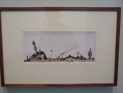 UNTITLED. 1931.
Pen in ink and gouache on paper, 4 3/4 x 11 1/2".
The Museum of Modern Art, New York, 1935. UNTITLED. 1931. Pen in ink and gouache on paper, 4 3/4 x 11 1/2". The Museum of Modern Art, New York, 1935.