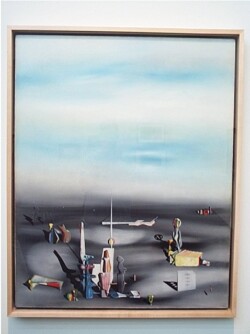 THE EARTH AND THE AIR. 1941.
(La Terre et l'air).
Oil on canvas, 45 x 36".
The Baltimore Museum of Art, Baltimore, Maryland,
Saidie A. May Collection, 1951. THE EARTH AND THE AIR. 1941. (La Terre et l'air). Oil on canvas, 45 x 36". The Baltimore Museum of Art, Baltimore, Maryland, Saidie A. May Collection, 1951.