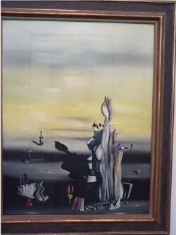 ABSENT LADY. 1942.
(Dame à l'absence).
Oil on canvas, 45 1/4 x 35 1/4".
Kunstsammlung Nordrhein-Westfalen, Düsseldorf, 1971. ABSENT LADY. 1942. (Dame à l'absence). Oil on canvas, 45 1/4 x 35 1/4". Kunstsammlung Nordrhein-Westfalen, Düsseldorf, 1971.