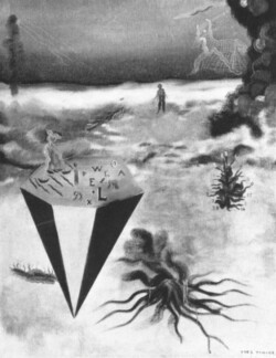 HE DID WHAT HE WANTED. 1927.
(Il faisait ce qu'il voulait).
Oil on canvas, 31 7/8 x 25 5/8".
Collection André Breton, Paris. HE DID WHAT HE WANTED. 1927. (Il faisait ce qu'il voulait). Oil on canvas, 31 7/8 x 25 5/8". Collection André Breton, Paris.